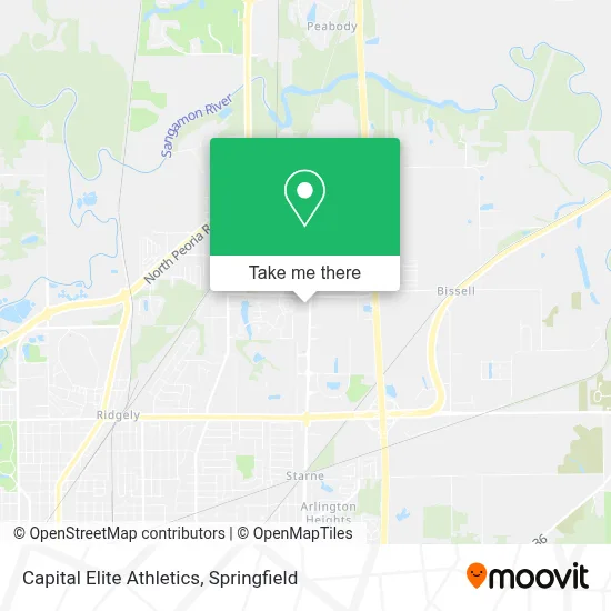 Capital Elite Athletics map