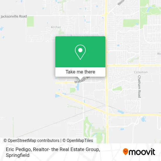 Eric Pedigo, Realtor- the Real Estate Group map