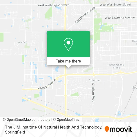 The J-M Institute Of Natural Health And Technology map