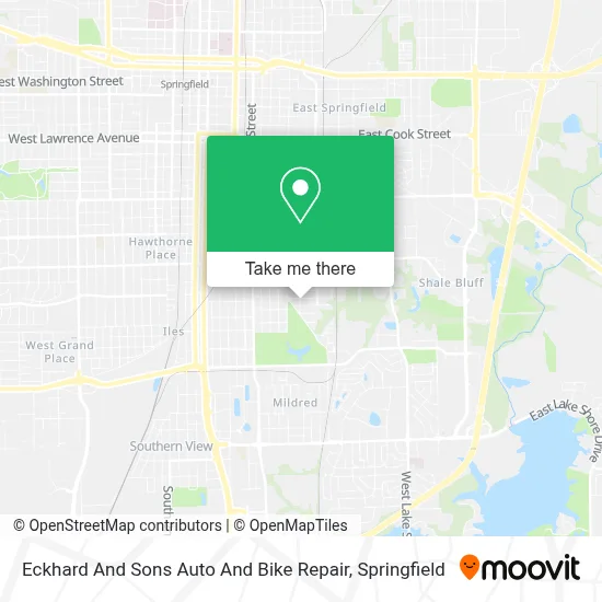 Eckhard And Sons Auto And Bike Repair map