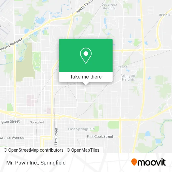 Mr. Pawn Inc. map