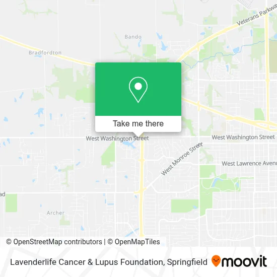 Lavenderlife Cancer & Lupus Foundation map