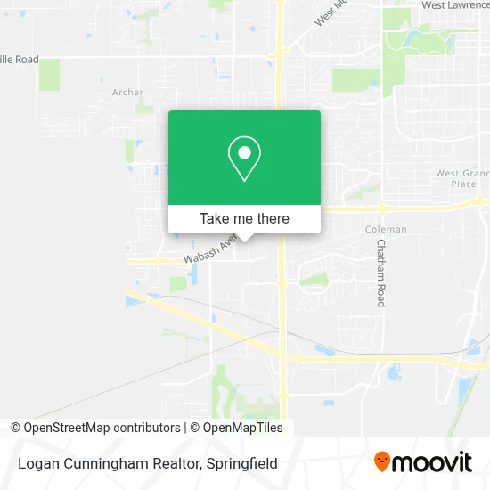 Logan Cunningham Realtor map