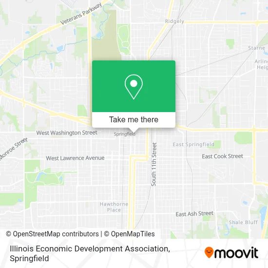Illinois Economic Development Association map