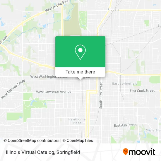 Illinois Virtual Catalog map