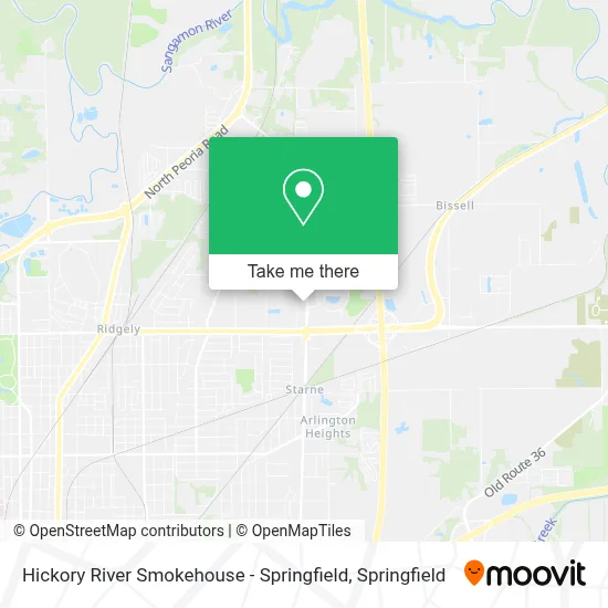 Hickory River Smokehouse - Springfield map