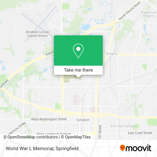 World War L Memorial map