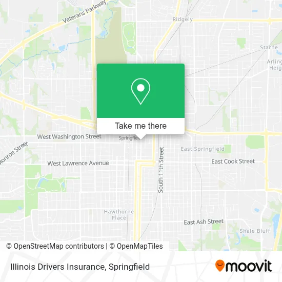 Illinois Drivers Insurance map