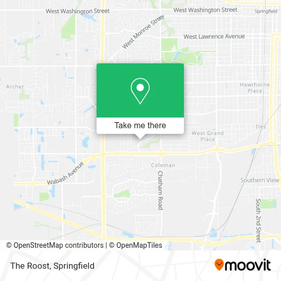The Roost map