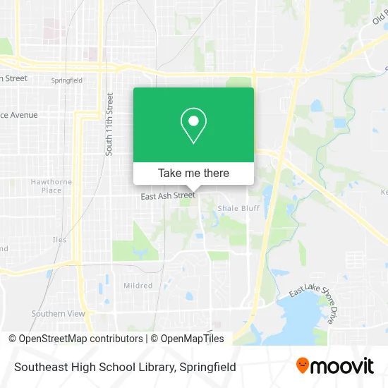 Southeast High School Library map