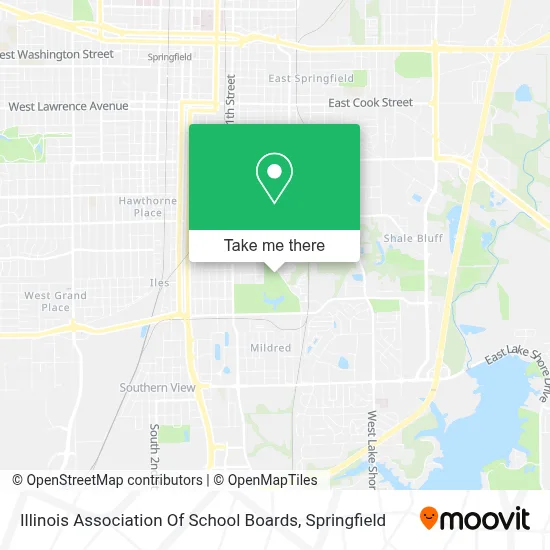 Illinois Association Of School Boards map