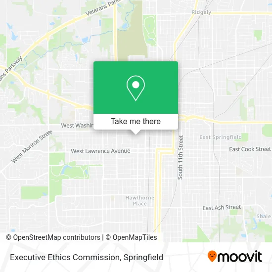 Executive Ethics Commission map