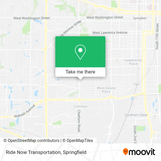 Ride Now Transportation map