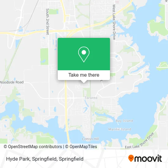 Hyde Park, Springfield map