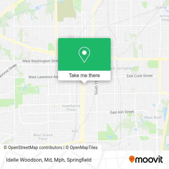 Idelle Woodson, Md, Mph map