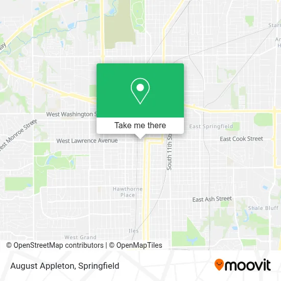 August Appleton map