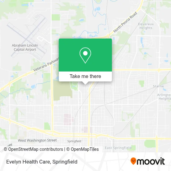Evelyn Health Care map