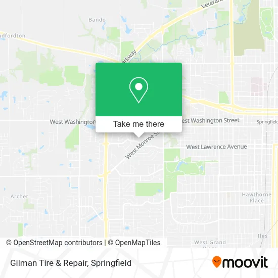 Gilman Tire & Repair map