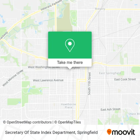 Secretary Of State Index Department map
