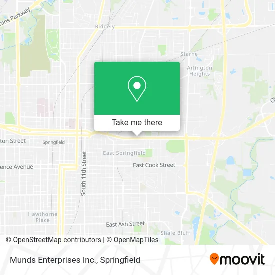 Munds Enterprises Inc. map