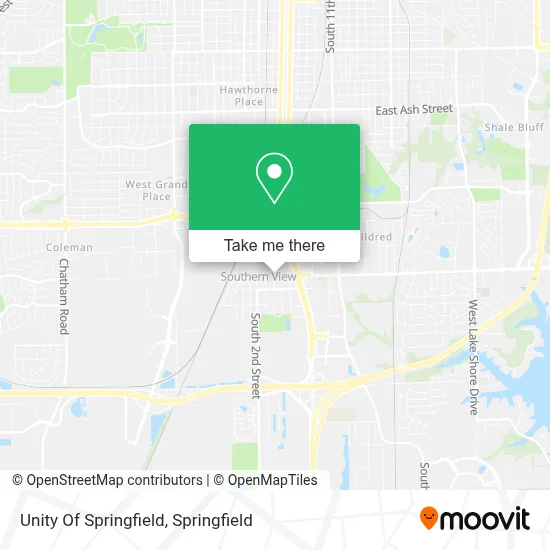 Unity Of Springfield map