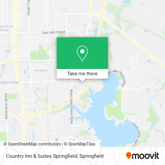 Country Inn & Suites Springfield map