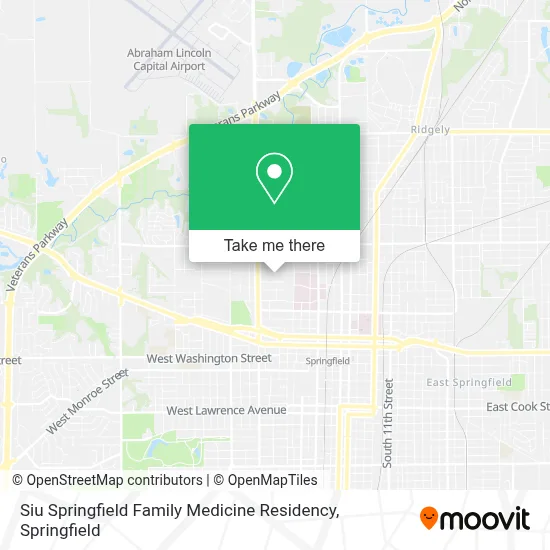 Siu Springfield Family Medicine Residency map
