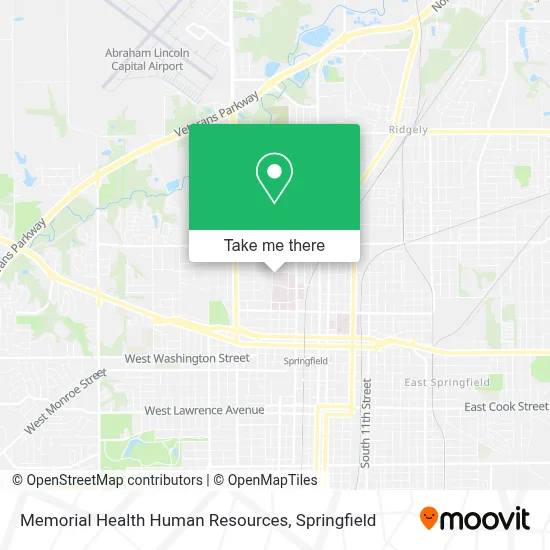 Memorial Health Human Resources map