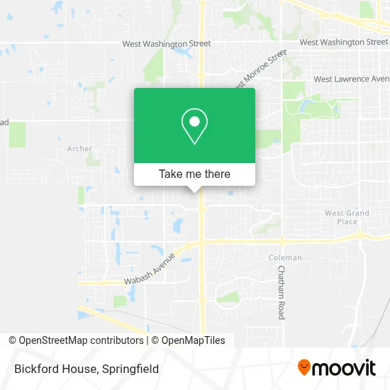 Bickford House map