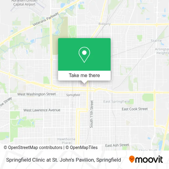 Springfield Clinic at St. John's Pavilion map