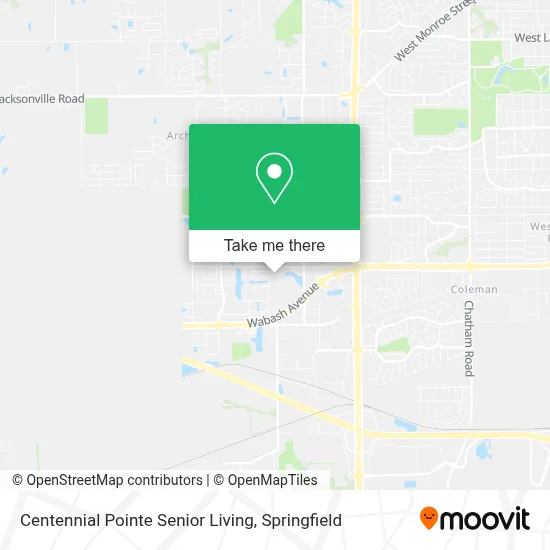 Centennial Pointe Senior Living map
