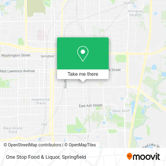 One Stop Food & Liquor map