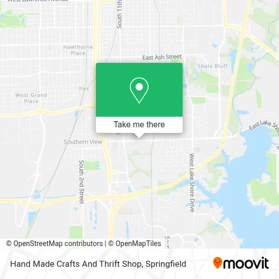 Hand Made Crafts And Thrift Shop map