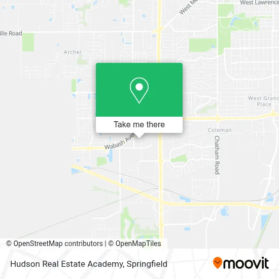 Hudson Real Estate Academy map