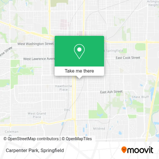 Carpenter Park map
