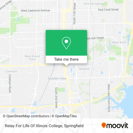 Relay For Life Of Illinois College map