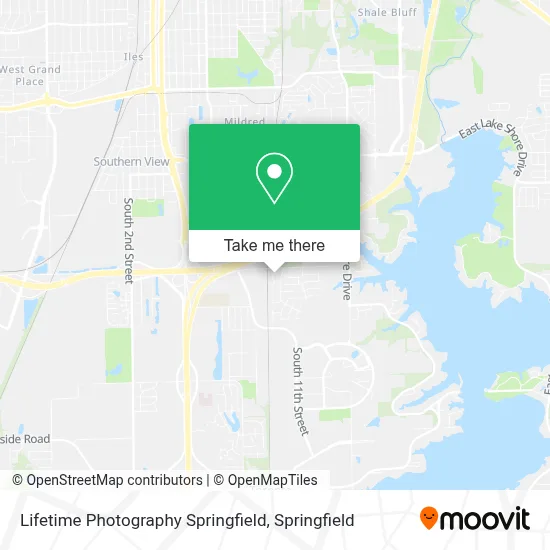 Lifetime Photography Springfield map