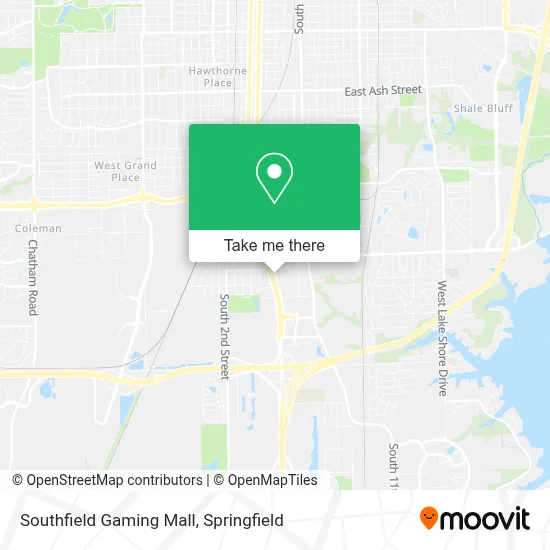 Southfield Gaming Mall map