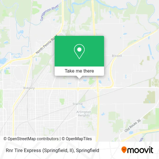 Rnr Tire Express (Springfield, Il) map