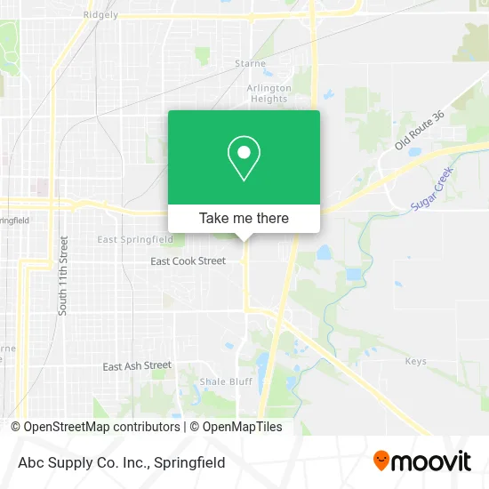 Abc Supply Co. Inc. map