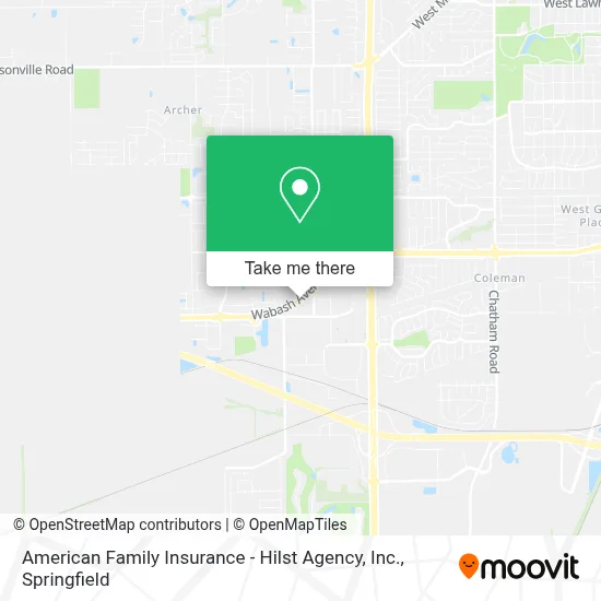 American Family Insurance - Hilst Agency, Inc. map