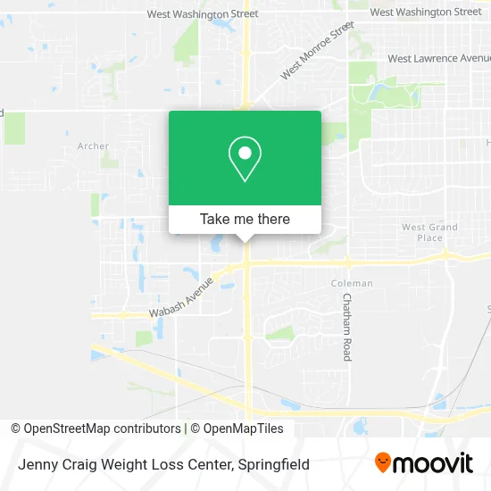 Jenny Craig Weight Loss Center map