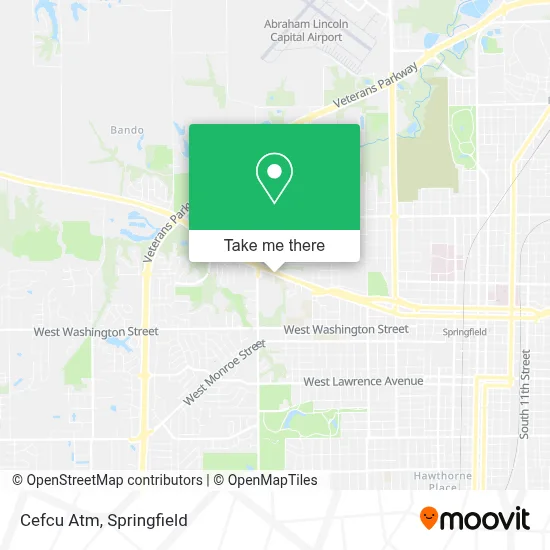 Cefcu Atm map