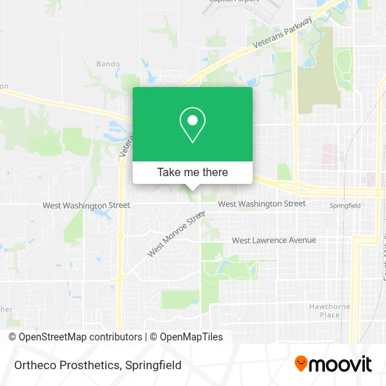 Ortheco Prosthetics map