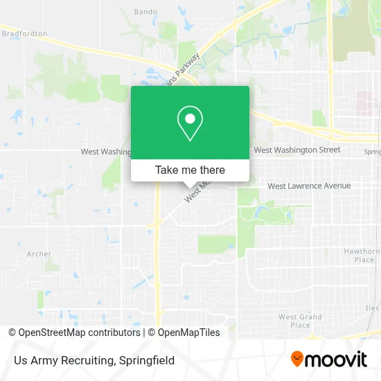 Us Army Recruiting map