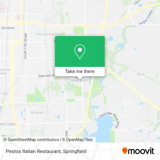 Pestos Italian Restaurant map