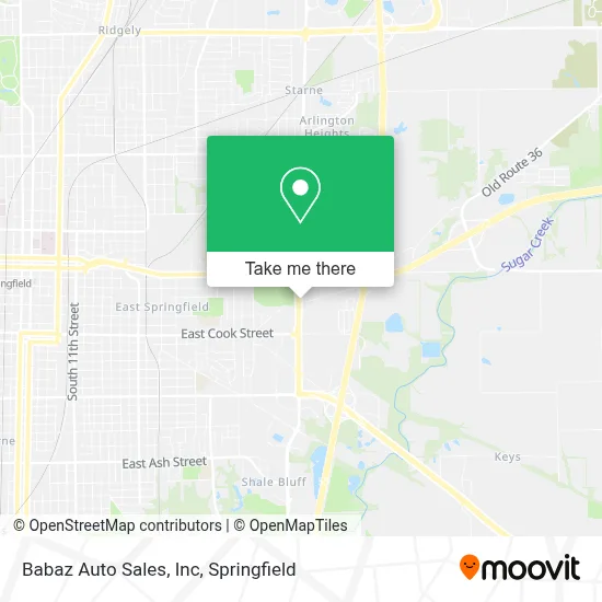 Babaz Auto Sales, Inc map
