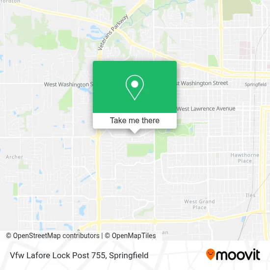 Vfw Lafore Lock Post 755 map