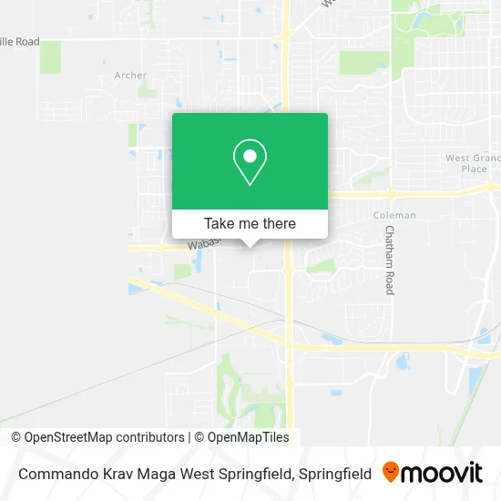 Commando Krav Maga West Springfield map