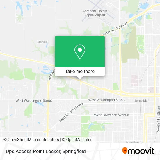 Ups Access Point Locker map